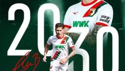 德甲又一神级免签！奥格斯堡拿下1米96空霸中卫，签约至2030年！